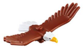 Eagle with Yellow Beak, White Head and Tail Feathers Pattern