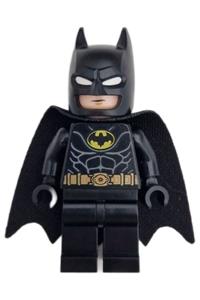 Batman - Black Suit, Gold Belt, Cowl with White Eyes, Neutral / Angry with Bared Teeth