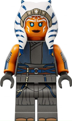 Ahsoka Tano (Adult) - Printed Arms, Pearl Dark Gray Legs