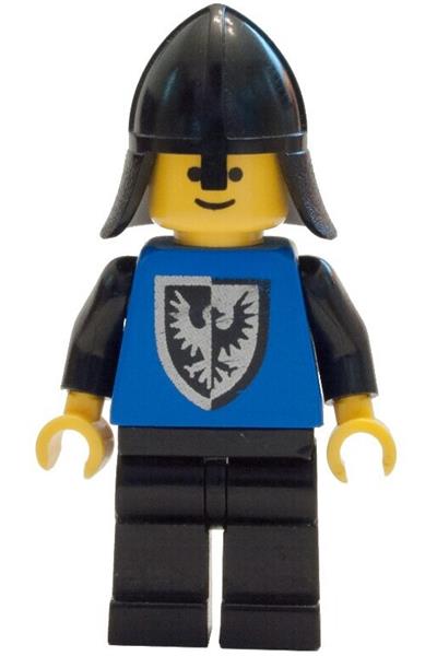 Black Falcon - Black Legs, Black Neck-Protector, Shield Bottom Pointed
