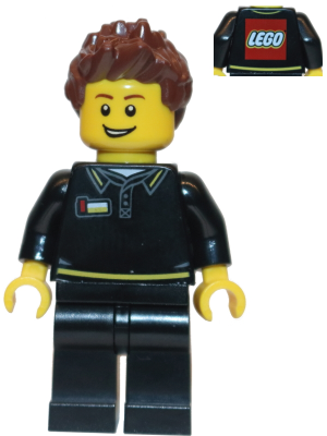 LEGO Store Employee, Male, Black Shirt