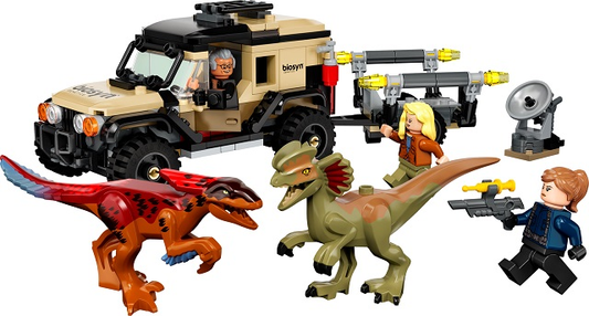 LEGO® 76951 Pyroraptor & Dilophosaurus Transport Used Set