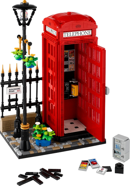 LEGO® 21347 Red London Telephone Box