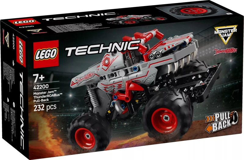 LEGO® 42200 Monster Jam™ ThunderROARus™ Pull-Back