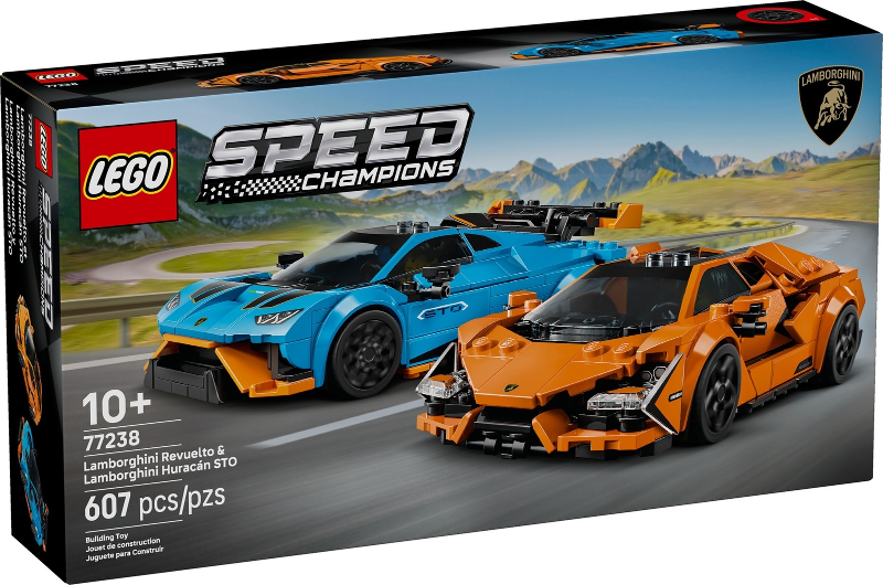 LEGO® 77238 Lamborghini Revuelto & Huracán STO