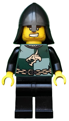Kingdoms - Dragon Knight Quarters, Helmet with Neck Protector, Bared Teeth
