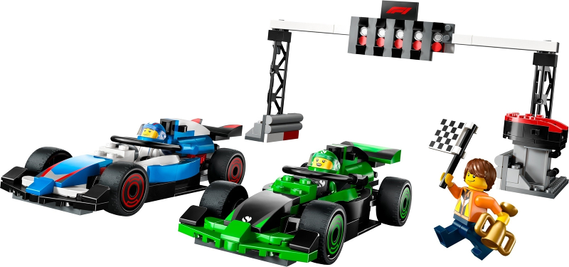 LEGO® 60474 F1 Grid with VCARB & Sauber Race Cars
