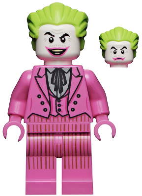 The Joker - Dark Pink Suit, Open Mouth Grin / Closed Mouth