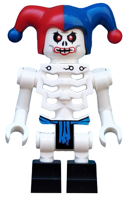 Krazi (Skulkin) - Vertical Grip Hands, Red and Blue Jester Hat