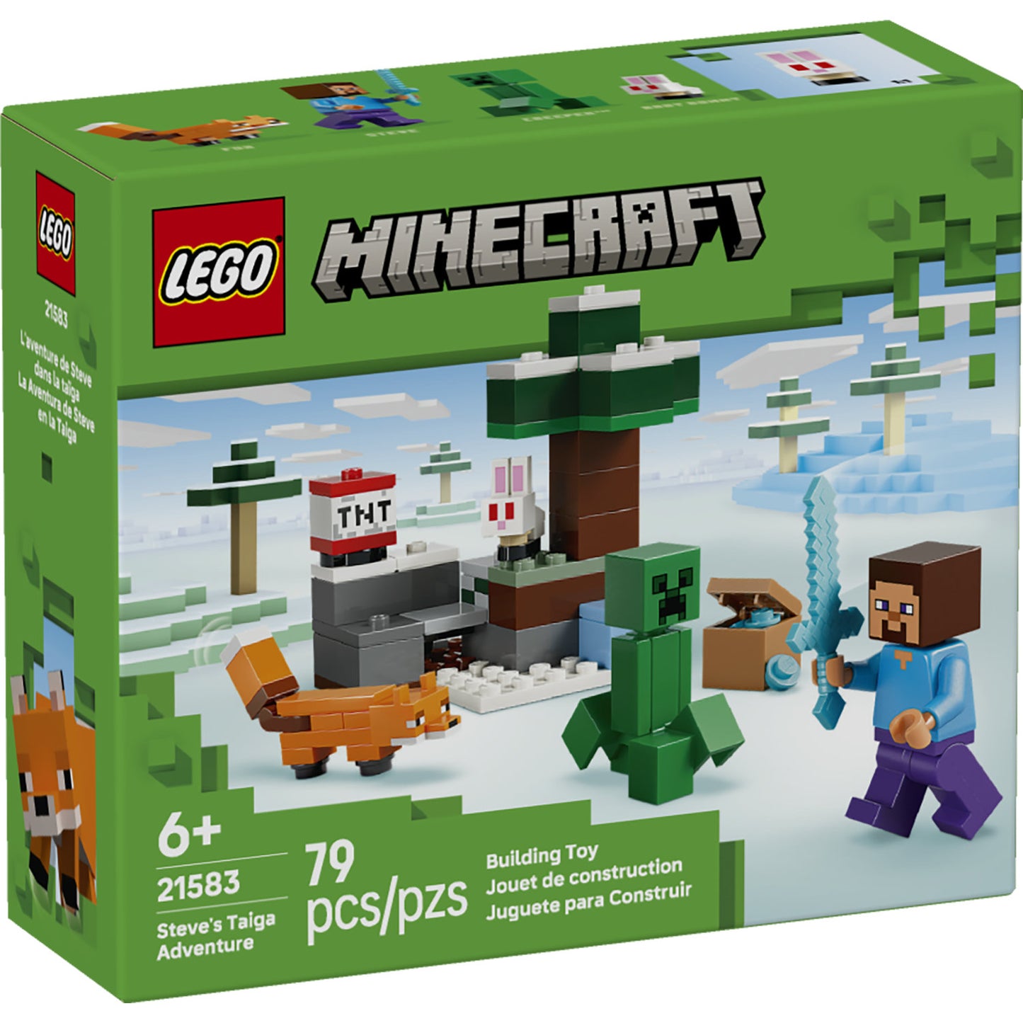LEGO® 21583 Steve's Taiga Adventure