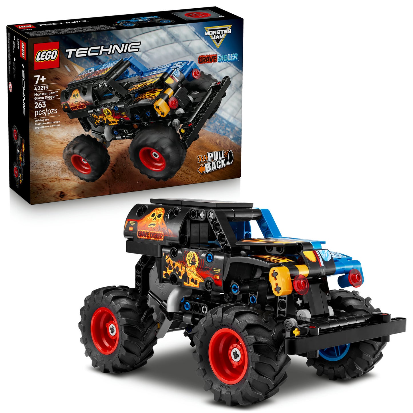 LEGO® 42219 Monster Jam™ Grave Digger™ Fire and Ice