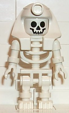 gen007 Skeleton with Standard Skull, White Mummy Headdress