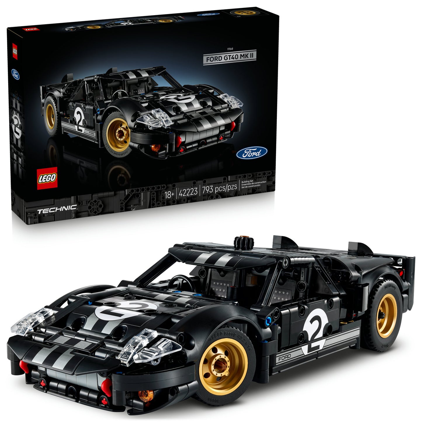 42223 LEGO® 1966 Ford GT40 MKII Race Car