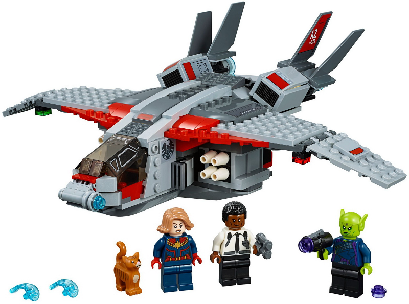76127 LEGO® Captain Marvel and the Skrull Attack Used Set