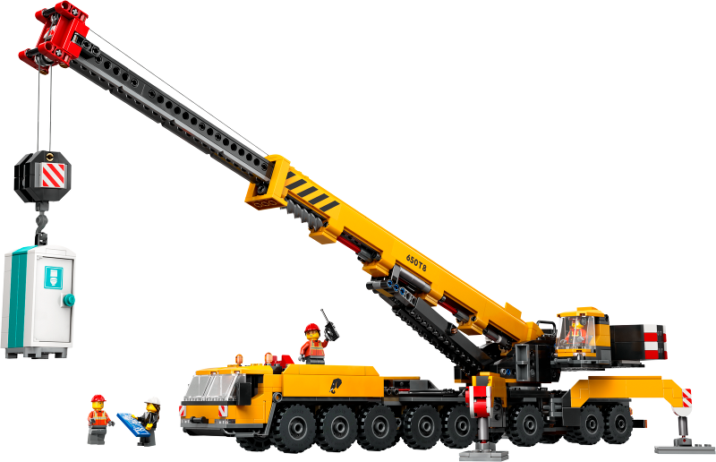 LEGO® 60409 Yellow Mobile Construction Crane