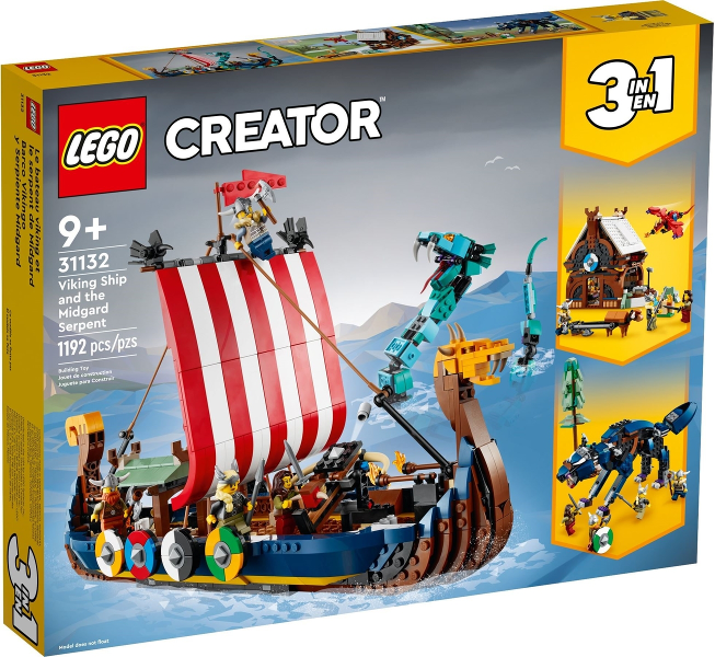 LEGO® 31132 Viking Ship and the Midgard Serpent