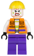 Joker's Goon - Construction Oufit, Orange Jacket, Yellow Helmet, Purple Legs