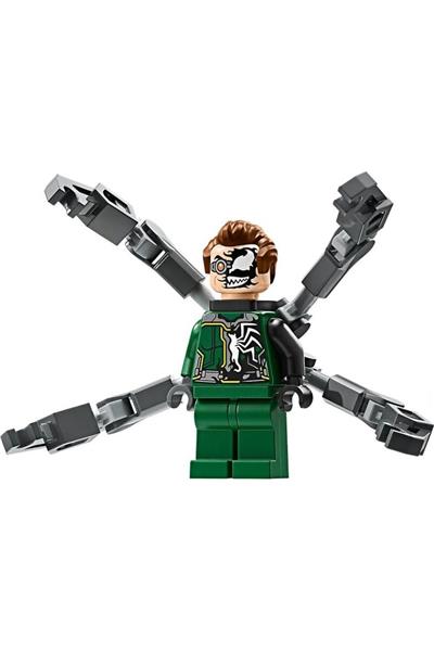 Dr. Octopus (Otto Octavius) / Doc Ock - Dark Green Suit Half Venomized, 4 Mechanical Arms
