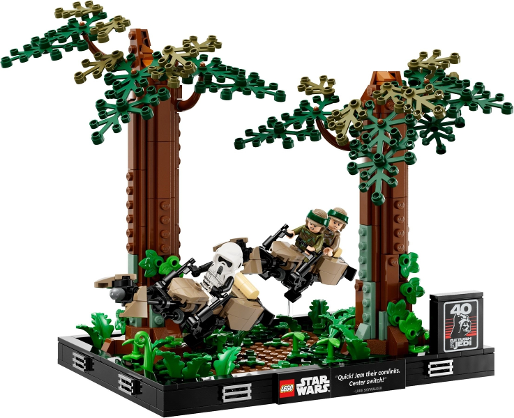 LEGO® 75353 Endor Speeder Chase Diorama