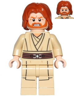 Obi-Wan Kenobi (Mid-Length Tousled with Center Part Hair)