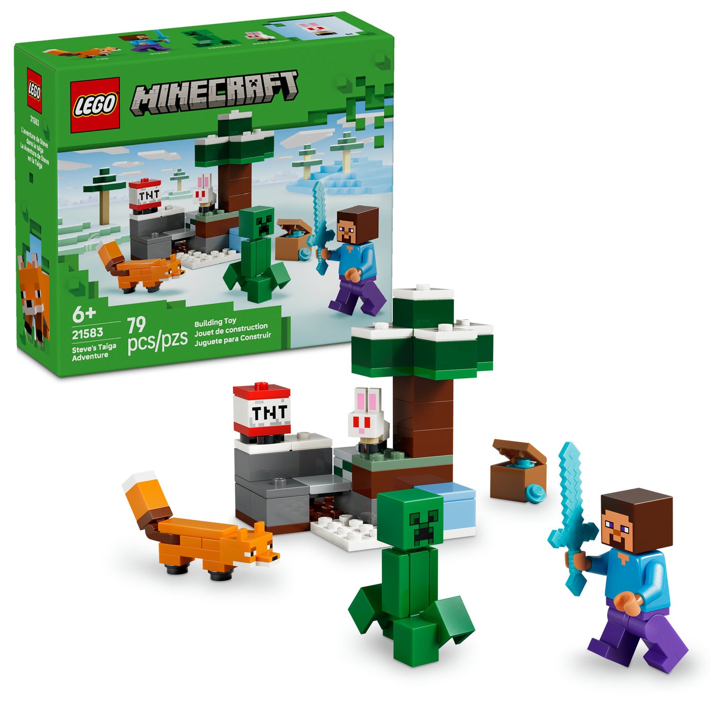 LEGO® 21583 Steve's Taiga Adventure