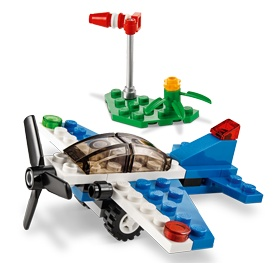 40102 LEGO® Monthly Mini Model Build Set - 2014 09 September, Racing Plane Polybag