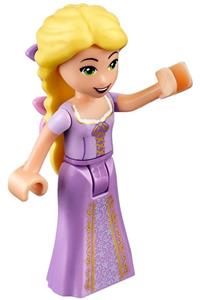 Rapunzel - Mini Doll, Bright Pink and Dark Purple Flowers