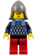 Scale Mail - Blue, Red Legs with Black Hips, Dark Gray Neck-Protector