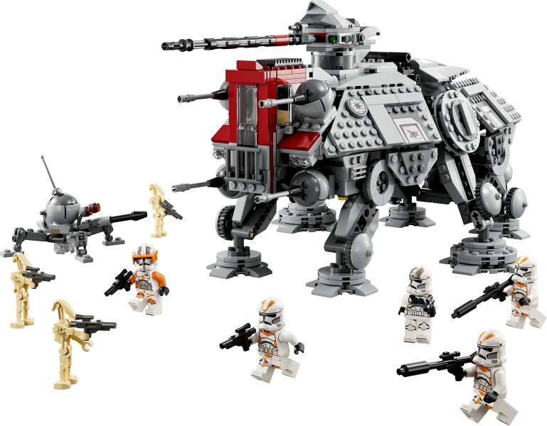 75337 LEGO® AT-TE Walker Used Set (Incomplete) - MISSING SPIDER DROID