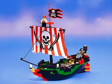 6250 LEGO® Cross Bone Clipper Used Set