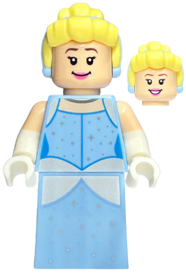Cinderella - Bright Light Blue Dress, White Gloves