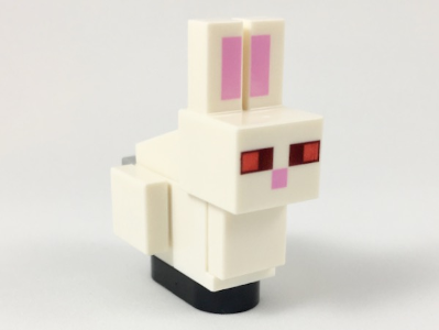Minecraft Bunny / Rabbit / Killer Bunny - Brick Built