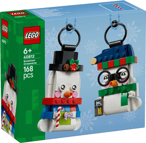40812 LEGO® Snowman Ornaments