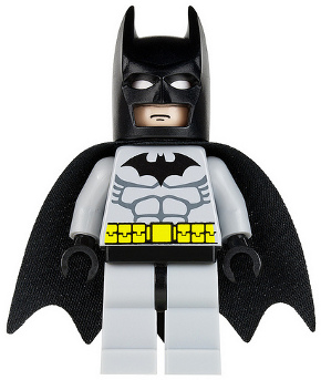 Batman - Light Bluish Gray Suit, Black Mask
