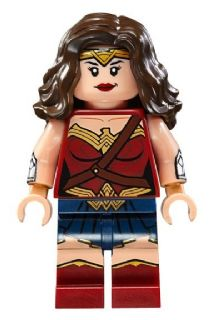 Wonder Woman - Dark Red Torso, Dark Blue Skirt