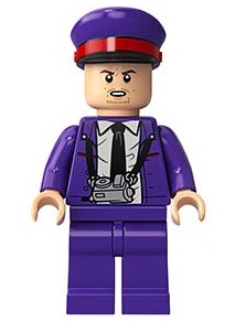 Stanley (Stan) Shunpike - Knight Bus Conductor Uniform with Black Tie, Hat with Red Band
