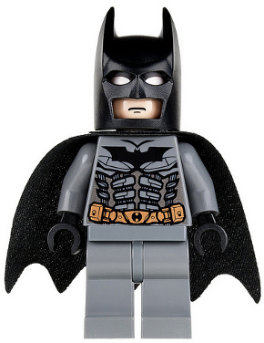 Batman - Dark Bluish Gray Suit, Black Mask