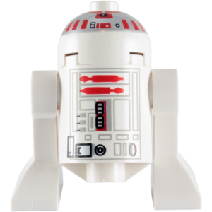 Astromech Droid, R5-D4 - Dome Head with Short Red Stripes