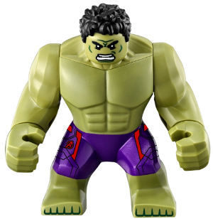 Hulk - Giant, Dark Purple Pants with Avenger Logo