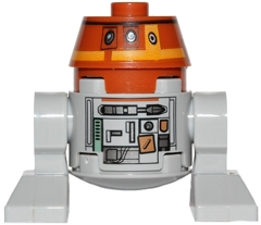 Astromech Droid, C1-10P (Chopper) - Light Bluish Gray Body