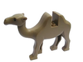 Camel with Black Eyes and White Pupils Pattern - Dark Tan