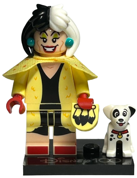 Disney 100 - Cruella de Vil & Dalmatian Puppy