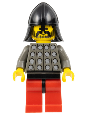 Fright Knights - Knight 3, Red Legs with Black Hips, Black Neck-Protector