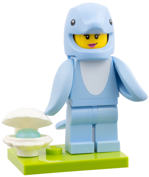 Series 28 -  Dolphin Costume Fan