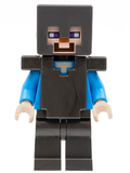 min098 Steve (Light Nougat) - Pearl Dark Gray Legs, Helmet and Armor