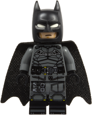 Batman - Dark Bluish Gray Suit, Cowl with White Eyes, Black Boots