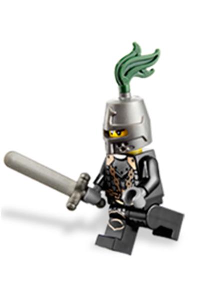 Kingdoms - Dragon Knight Scale Mail with Chains, Helmet Closed, Bared Teeth