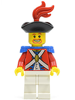 Imperial Soldier II - Officer with Red Plume, Brown Beard