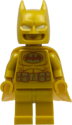 Batman - Pearl Gold Suit, Flexible Rubber Cape