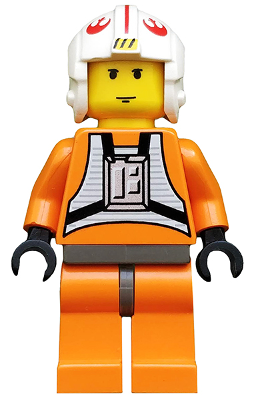 Luke Skywalker with Dark Gray Hips (Pilot)